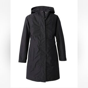L.L. Bean Women's Black Trench Coat